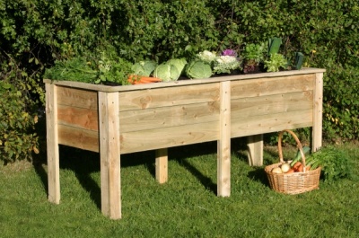 NEW DEEP ROOT PLANTER 1.8M WOODEN PRESSURE TREATED (1.8 x 0.7 x 0.8m)